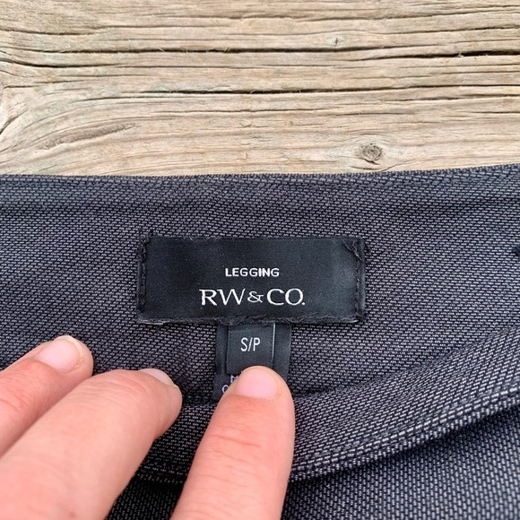 💜 RW&CO. Gray Slim Fit Legging Pants - Size Small - Picture 6 of 6